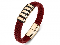 HY Wholesale Leather Bracelets Jewelry Popular Leather Bracelets-HY0134B033