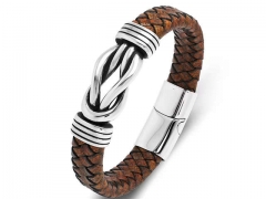 HY Wholesale Leather Bracelets Jewelry Popular Leather Bracelets-HY0134B021