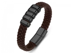 HY Wholesale Leather Bracelets Jewelry Popular Leather Bracelets-HY0134B037