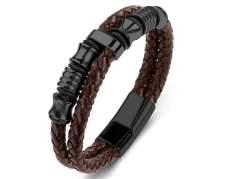 HY Wholesale Leather Bracelets Jewelry Popular Leather Bracelets-HY0134B215