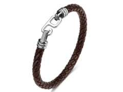 HY Wholesale Leather Bracelets Jewelry Popular Leather Bracelets-HY0134B058