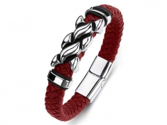HY Wholesale Leather Bracelets Jewelry Popular Leather Bracelets-HY0134B243