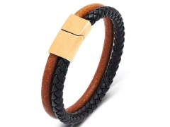 HY Wholesale Leather Bracelets Jewelry Popular Leather Bracelets-HY0134B747