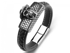 HY Wholesale Leather Bracelets Jewelry Popular Leather Bracelets-HY0134B115