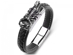 HY Wholesale Leather Bracelets Jewelry Popular Leather Bracelets-HY0134B692