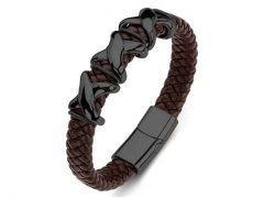 HY Wholesale Leather Bracelets Jewelry Popular Leather Bracelets-HY0134B122