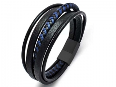 HY Wholesale Leather Bracelets Jewelry Popular Leather Bracelets-HY0134B097