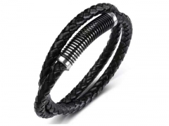 HY Wholesale Leather Bracelets Jewelry Popular Leather Bracelets-HY0134B529
