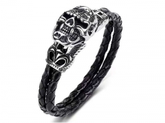 HY Wholesale Leather Bracelets Jewelry Popular Leather Bracelets-HY0134B935