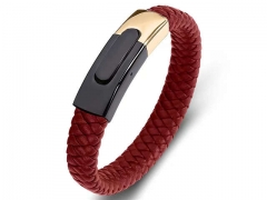 HY Wholesale Leather Bracelets Jewelry Popular Leather Bracelets-HY0134B378