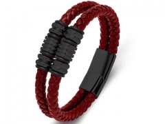 HY Wholesale Leather Bracelets Jewelry Popular Leather Bracelets-HY0134B178