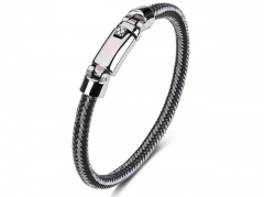 HY Wholesale Leather Bracelets Jewelry Popular Leather Bracelets-HY0134B335