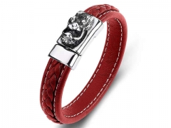 HY Wholesale Leather Bracelets Jewelry Popular Leather Bracelets-HY0134B845