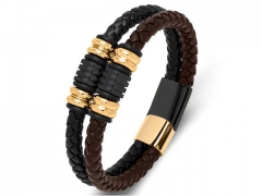 HY Wholesale Leather Bracelets Jewelry Popular Leather Bracelets-HY0134B190