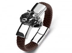 HY Wholesale Leather Bracelets Jewelry Popular Leather Bracelets-HY0134B977
