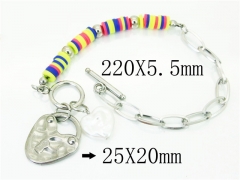 HY Wholesale Bracelets 316L Stainless Steel Jewelry Bracelets-HY21B0474HKR