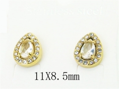 HY Wholesale Earrings 316L Stainless Steel Earrings-HY12E0261LY