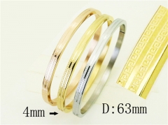 HY Wholesale Bangles Stainless Steel 316L Fashion Bangle-HY42B0231HOD