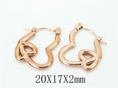 HY Wholesale Earrings 316L Stainless Steel Earrings-HY70E1041LB