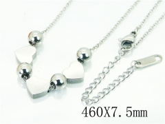 HY Wholesale Necklaces Stainless Steel 316L Jewelry Necklaces-HY19N0431OS