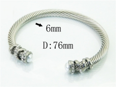HY Wholesale Bangles Stainless Steel 316L Fashion Bangle-HY38B0768IHS