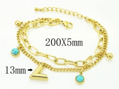 HY Wholesale Bracelets 316L Stainless Steel Jewelry Bracelets-HY32B0547HQQ