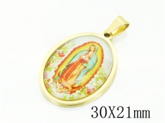 HY Wholesale Pendant 316L Stainless Steel Jewelry Pendant-HY12P1506KX