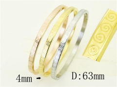 HY Wholesale Bangles Stainless Steel 316L Fashion Bangle-HY42B0240HOD