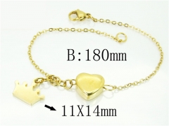 HY Wholesale Bracelets 316L Stainless Steel Jewelry Bracelets-HY91B0159OV