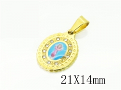 HY Wholesale Pendant 316L Stainless Steel Jewelry Pendant-HY12P1496JLY