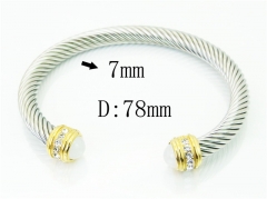 HY Wholesale Bangles Stainless Steel 316L Fashion Bangle-HY38B0812IJE