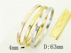 HY Wholesale Bangles Stainless Steel 316L Fashion Bangle-HY42B0237HOE