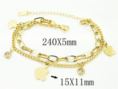 HY Wholesale Bracelets 316L Stainless Steel Jewelry Bracelets-HY26B0120ND