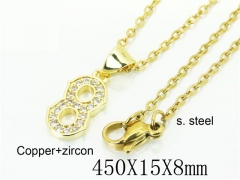 HY Wholesale Necklaces Stainless Steel 316L Jewelry Necklaces-HY35N0678PV