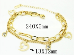 HY Wholesale Bracelets 316L Stainless Steel Jewelry Bracelets-HY26B0119NF