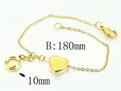 HY Wholesale Bracelets 316L Stainless Steel Jewelry Bracelets-HY91B0177OR