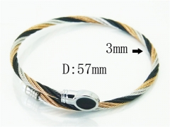 HY Wholesale Bangles Stainless Steel 316L Fashion Bangle-HY38B0760HJQ