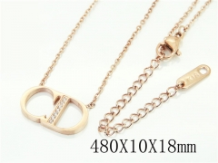 HY Wholesale Necklaces Stainless Steel 316L Jewelry Necklaces-HY19N0436PD