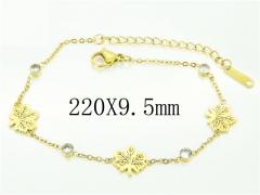 HY Wholesale Bracelets 316L Stainless Steel Jewelry Bracelets-HY80B1415NR