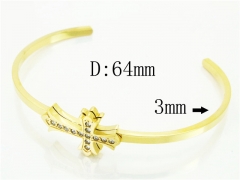 HY Wholesale Bangles Stainless Steel 316L Fashion Bangle-HY32B0493HIW