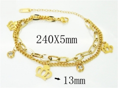 HY Wholesale Bracelets 316L Stainless Steel Jewelry Bracelets-HY26B0101NU