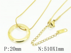 HY Wholesale Necklaces Stainless Steel 316L Jewelry Necklaces-HY59N0173MLR