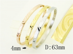 HY Wholesale Bangles Stainless Steel 316L Fashion Bangle-HY42B0229HOE