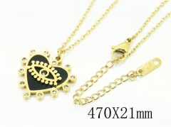 HY Wholesale Necklaces Stainless Steel 316L Jewelry Necklaces-HY32N0686PE