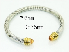 HY Wholesale Bangles Stainless Steel 316L Fashion Bangle-HY38B0857HMR