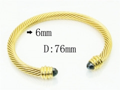 HY Wholesale Bangles Stainless Steel 316L Fashion Bangle-HY38B0864HOW