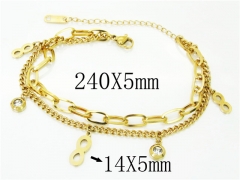 HY Wholesale Bracelets 316L Stainless Steel Jewelry Bracelets-HY26B0096NG