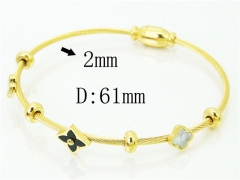 HY Wholesale Bangles Stainless Steel 316L Fashion Bangle-HY80B1408HLC