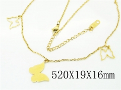 HY Wholesale Necklaces Stainless Steel 316L Jewelry Necklaces-HY80N0592ML