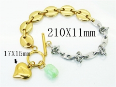 HY Wholesale Bracelets 316L Stainless Steel Jewelry Bracelets-HY21B0466HNQ